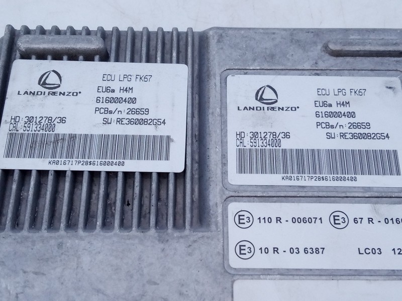 Recambio de centralita motor uce para dacia dokker ambiance referencia OEM IAM 591334000 616000400 E2-A1-29-2