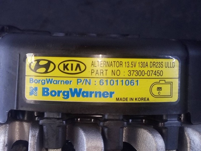 Recambio de alternador para hyundai i20 klass referencia OEM IAM 3730007450 61011061 P3-A5-12-2
