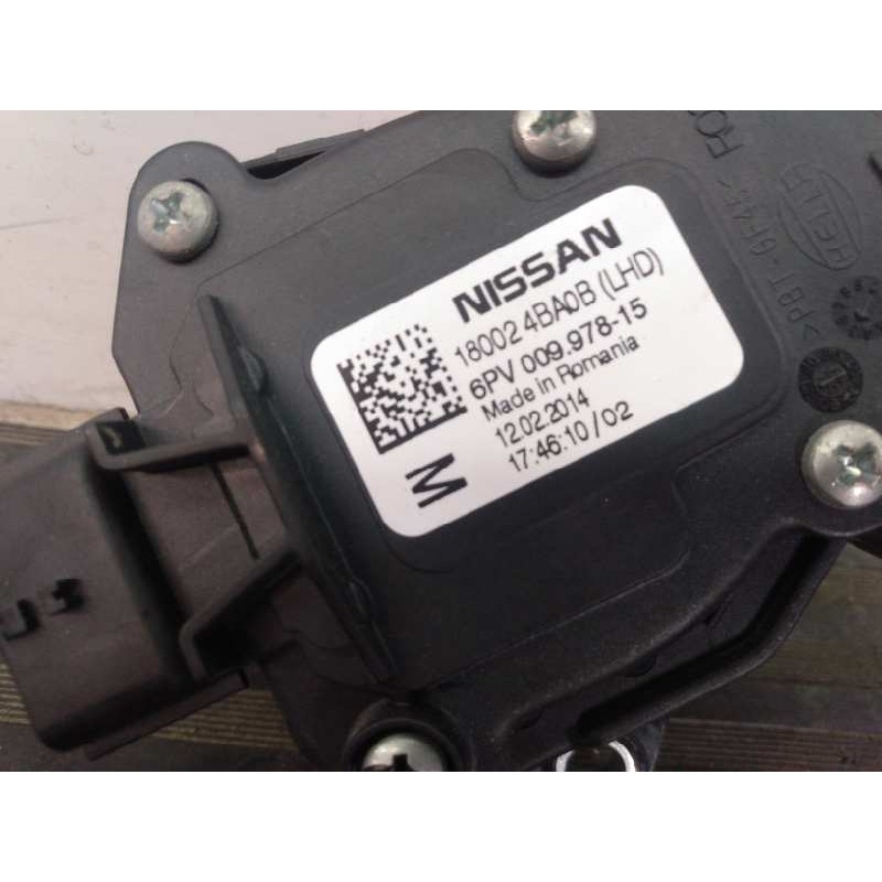 Recambio de pedal acelerador para nissan qashqai (j11) acenta referencia OEM IAM 180024BA0B 6PV00997815 E2-A3-45-1