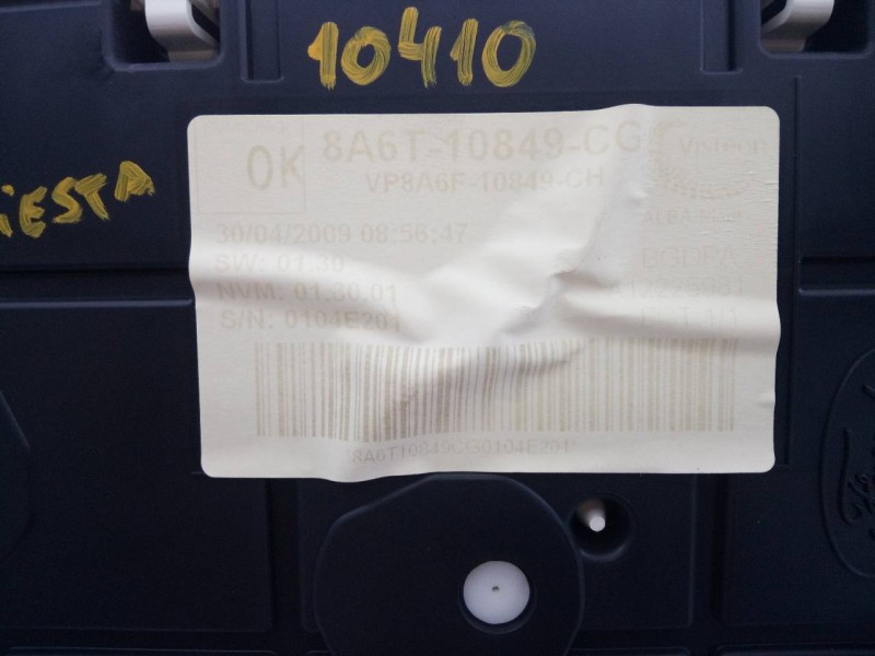 Recambio de cuadro instrumentos para ford fiesta (cb1) trend referencia OEM IAM 8A6T10849CG  E3-B3-30-4