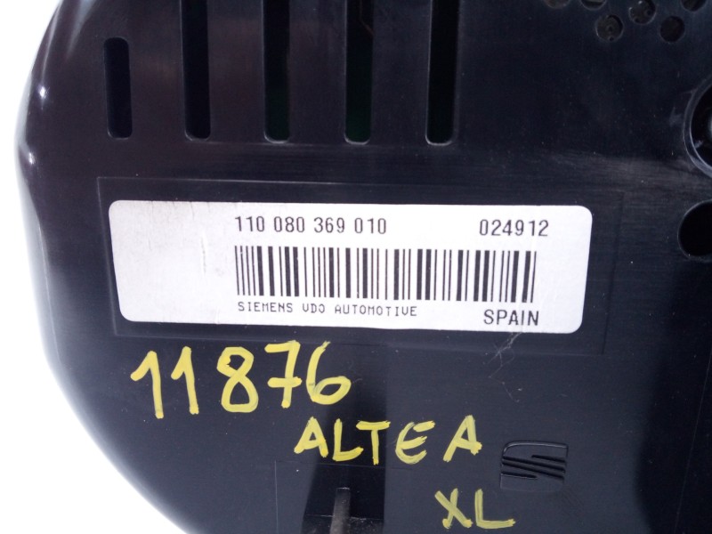 Recambio de cuadro instrumentos para seat altea (5p1) arena referencia OEM IAM 110080369010  E2-A1-20-2