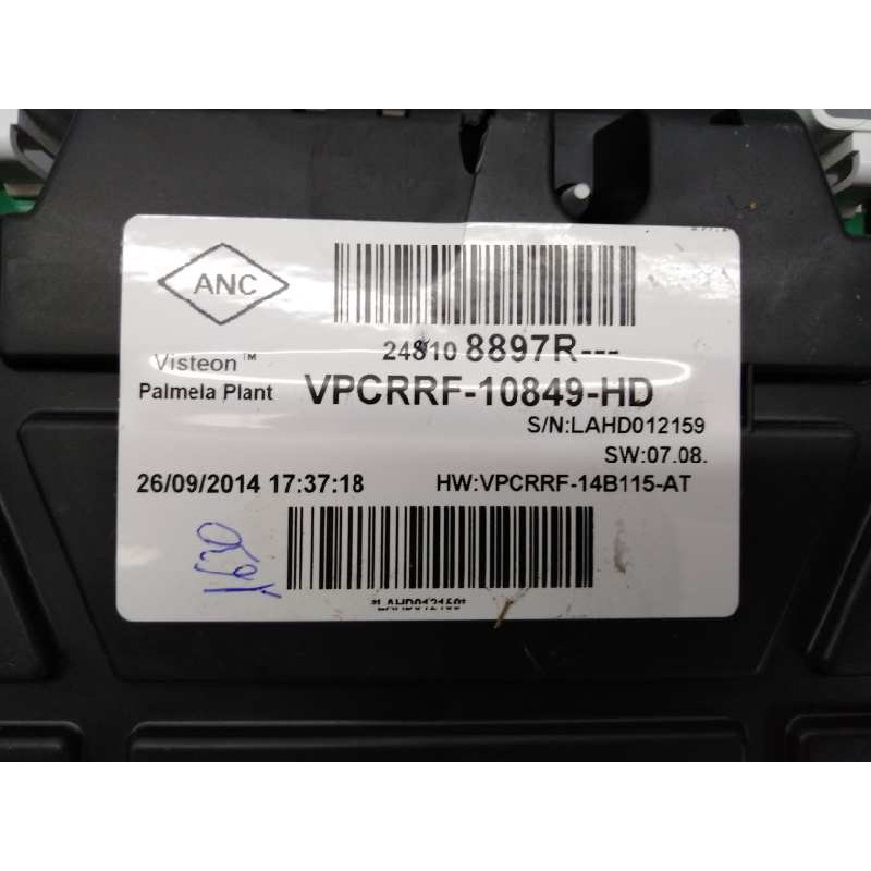 Recambio de cuadro instrumentos para renault clio iv authentique referencia OEM IAM 248108897R VPCRRF10849HD E2-A1-39-2