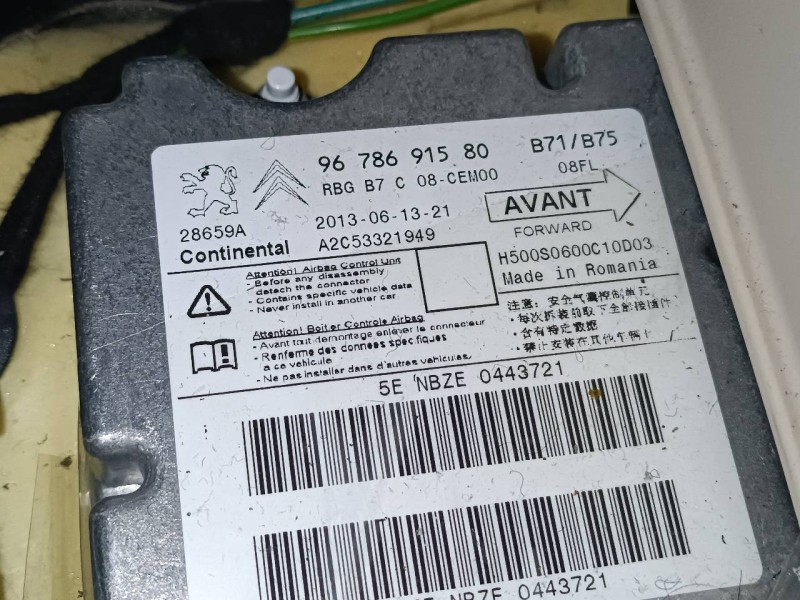 Recambio de kit airbag para citroën ds4 design referencia OEM IAM 9678691580  