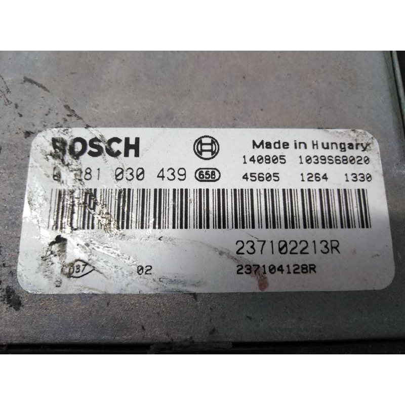 Recambio de centralita motor uce para renault clio iv authentique referencia OEM IAM 237102213R 0281030439 E2-A1-34-1