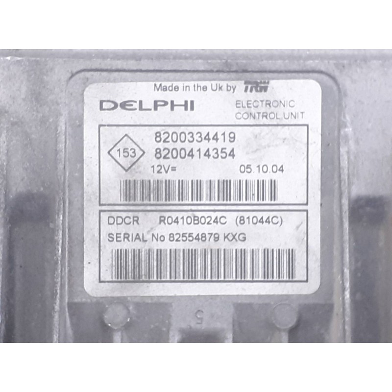 Recambio de centralita motor uce para renault scenic ii authentique referencia OEM IAM 8200334419 8200414354 E2-A1-23-8