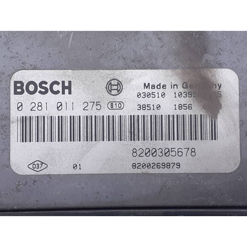 Recambio de centralita motor uce para renault scenic ii authentique referencia OEM IAM 8200305678 0281011275 E2-A1-23-8