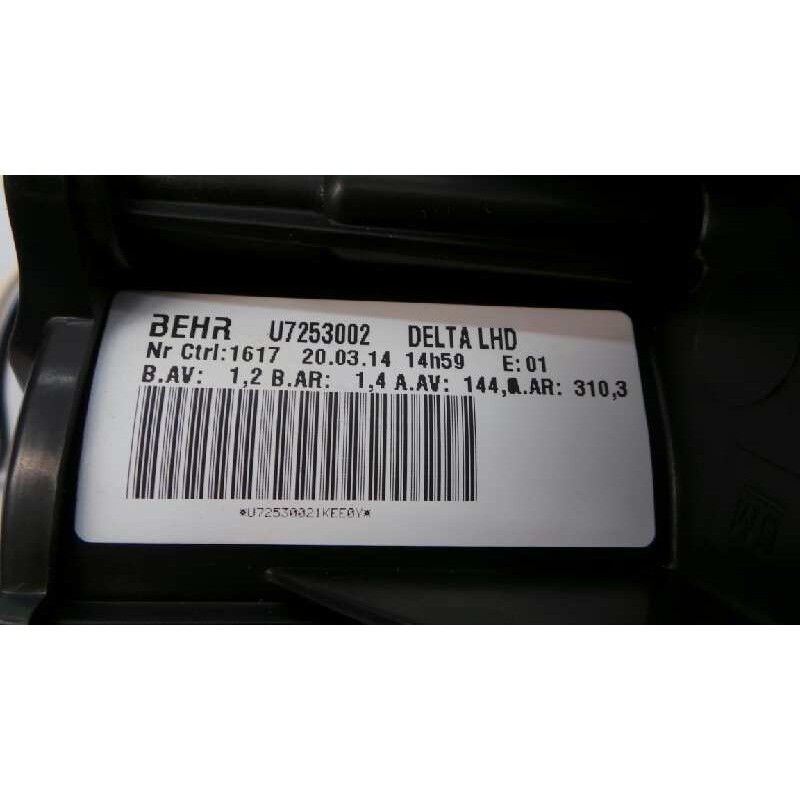 Recambio de ventilador calefaccion para opel astra j lim. enjoy referencia OEM IAM U71253002  E2-B6-24-4