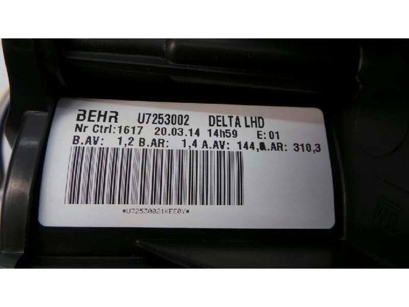 Recambio de ventilador calefaccion para opel astra j lim. enjoy referencia OEM IAM U71253002  E2-B6-24-4
