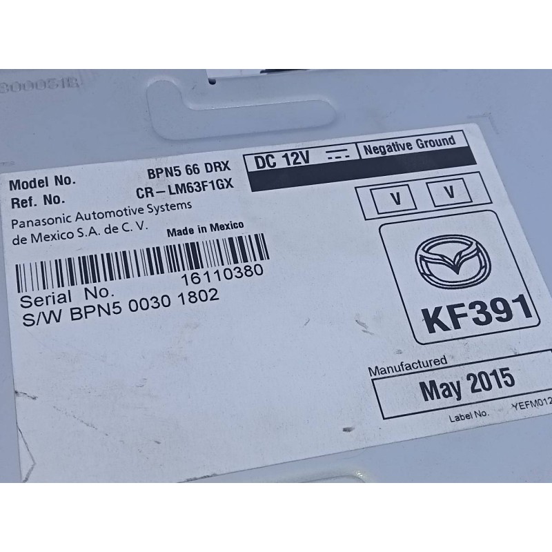Recambio de modulo electronico para mazda 3 lim. () evolution referencia OEM IAM 16110380  E3-B5-23-2