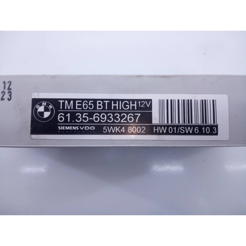Recambio de modulo electronico para bmw serie 7 (e65/e66) 730d referencia OEM IAM 61356933267  E3-A2-23-2
