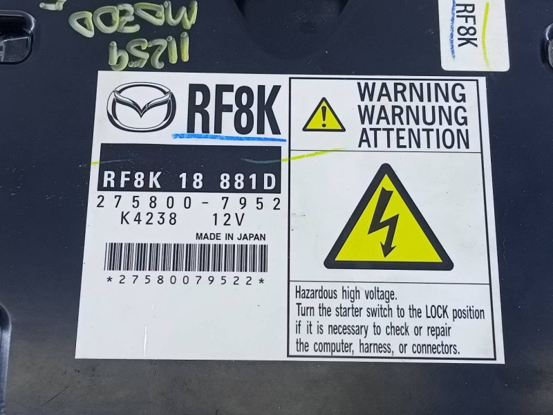 Recambio de centralita motor uce para mazda 5 berl. (cr) 2.0 crtd active (81kw) referencia OEM IAM 2758007952 K4238 E3-B5-24-3