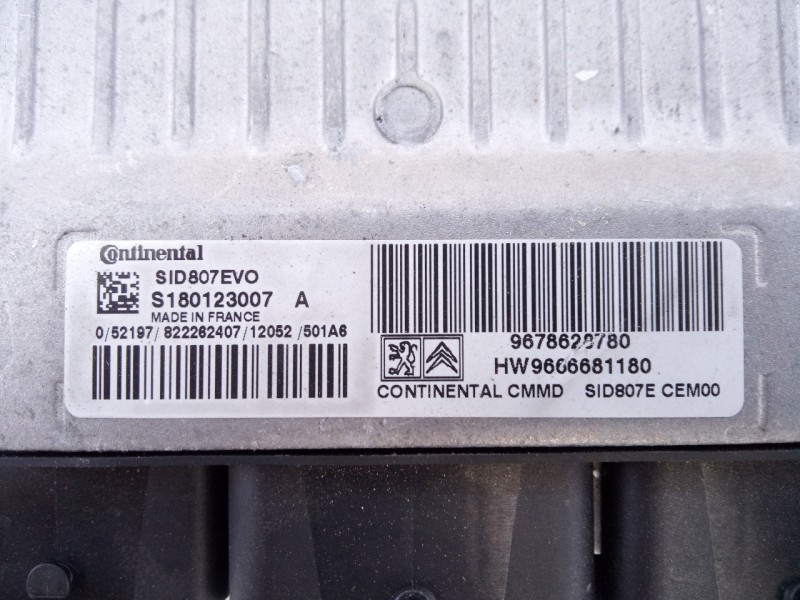 Recambio de centralita motor uce para citroën ds4 design referencia OEM IAM 9678628780  E3-B2-29-4