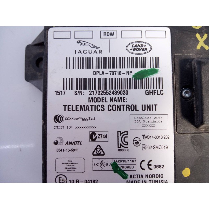 Recambio de modulo electronico para jaguar xe pure referencia OEM IAM 21732552489030 DPLA70718NP E3-B3-54-4
