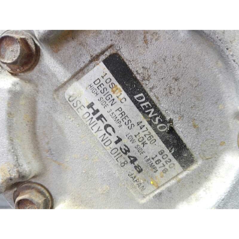 Recambio de compresor aire acondicionado para toyota hilux (kun) referencia OEM IAM 4472608020 10K1678 P3-A1-4-1