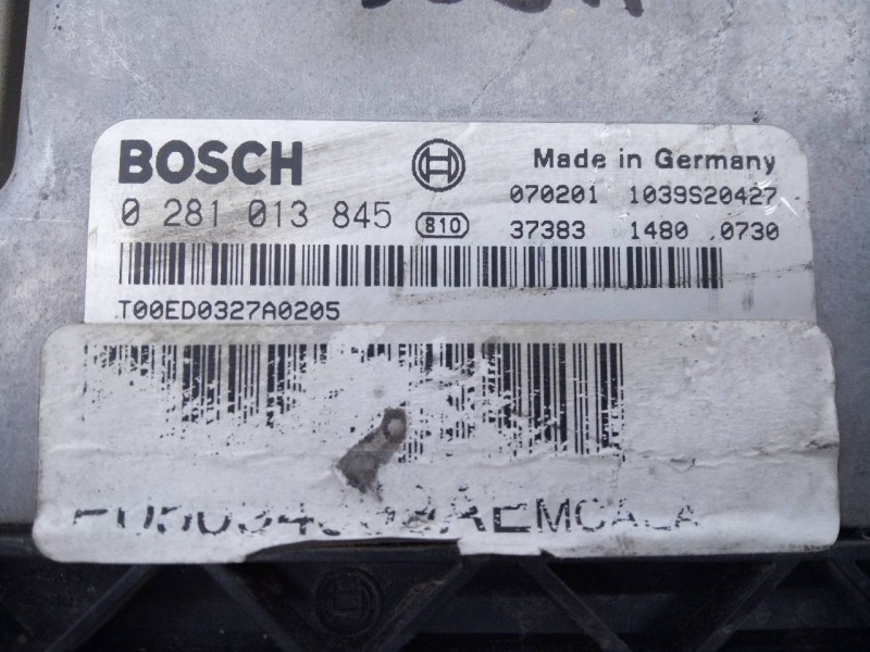 Recambio de centralita motor uce para jeep compass limited referencia OEM IAM 1039S20427 0281013845 E3-B6-18-2