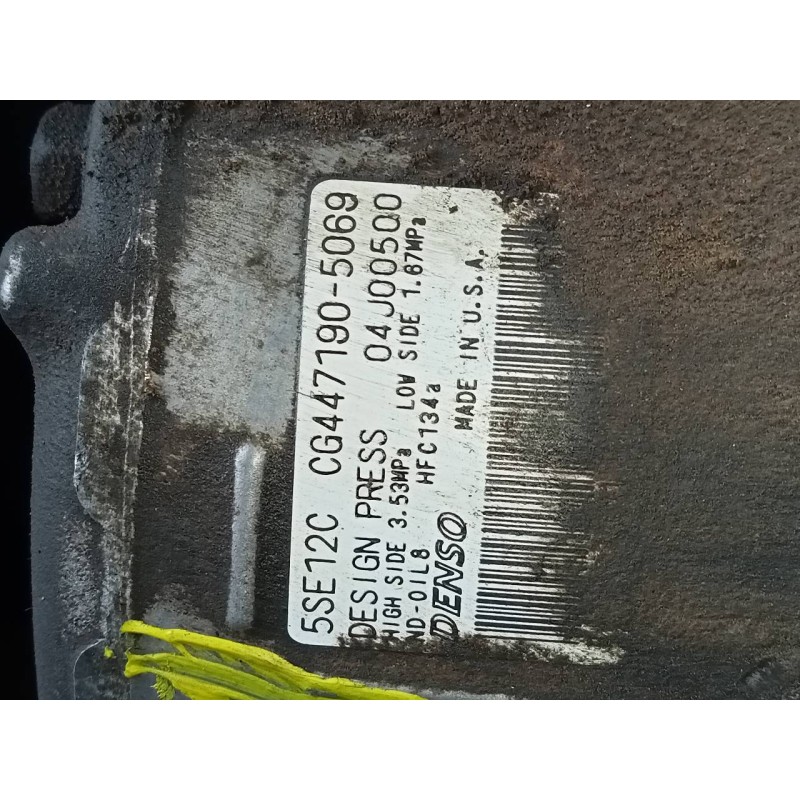 Recambio de compresor aire acondicionado para jeep compass limited referencia OEM IAM CG447905069  P3-B3-18-1