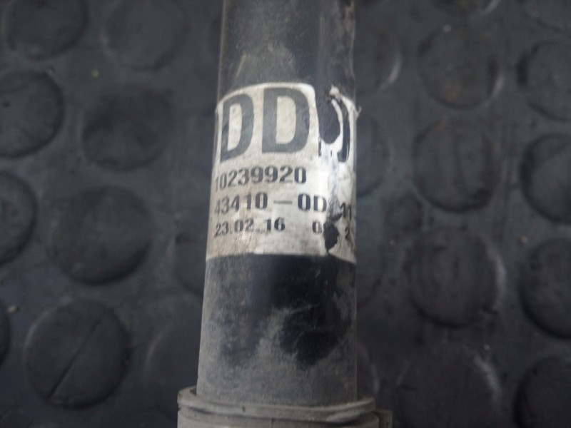 Recambio de transmision delantera derecha para toyota yaris city referencia OEM IAM 10239922  P1-A6-41