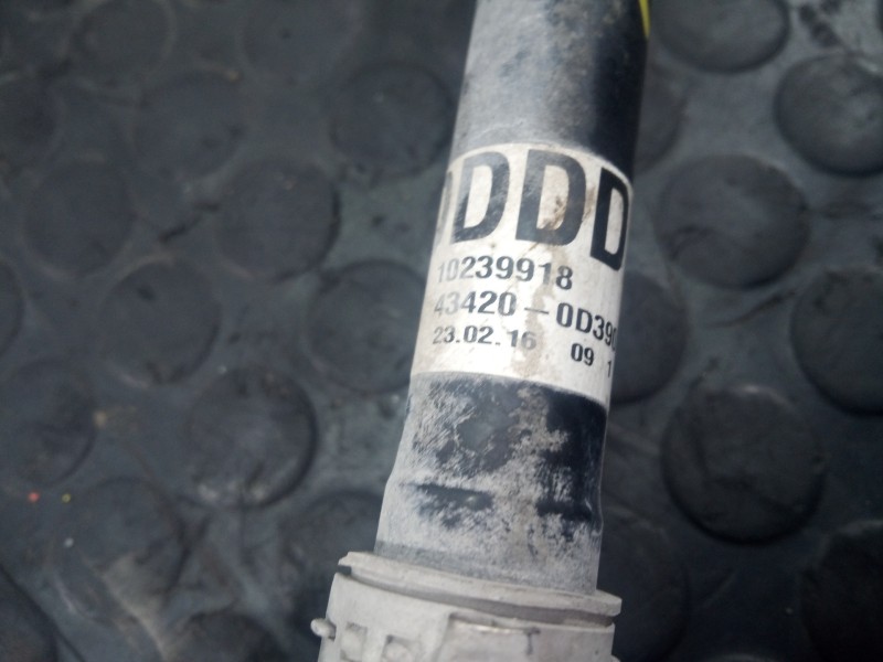 Recambio de transmision delantera izquierda para toyota yaris city referencia OEM IAM 434200D390  P1-A6-41