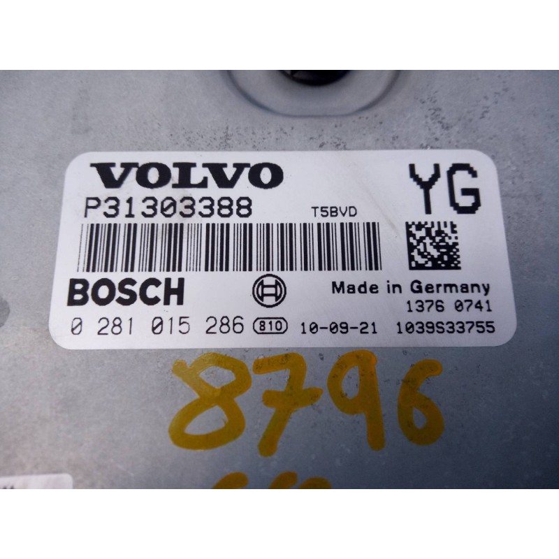 Recambio de centralita motor uce para volvo s60 lim. momentum referencia OEM IAM P31303388 0281015286 E3-B5-49-4