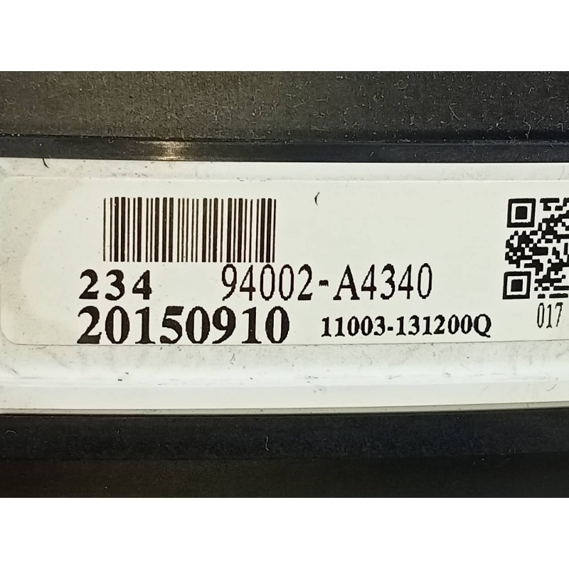 Recambio de cuadro instrumentos para kia carens ( ) drive referencia OEM IAM 94002A4340 20150910 E3-A3-24-4