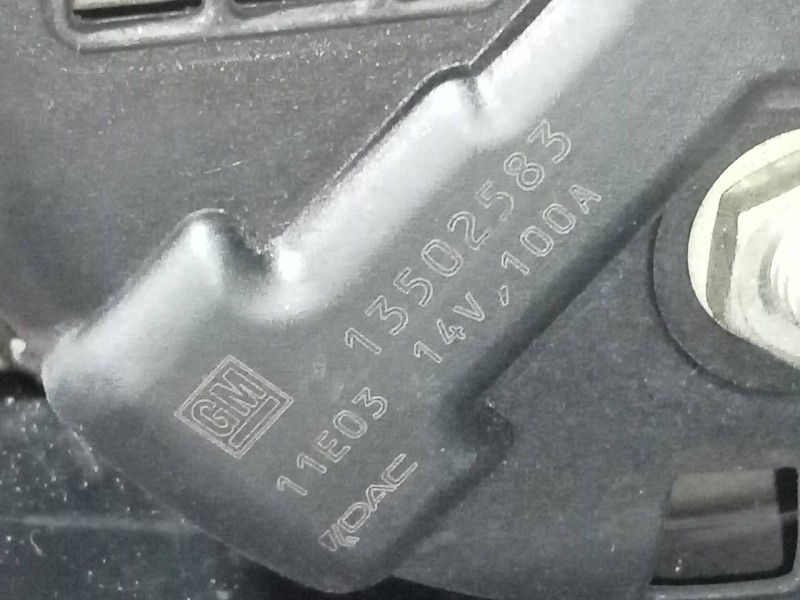 Recambio de alternador para opel insignia berlina edition referencia OEM IAM 13502583  P3-A4-3-3