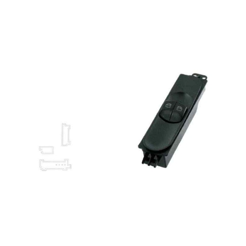Recambio de mando elevalunas delantero izquierdo para mercedes-benz sprinter ii james cook (906) referencia OEM IAM MER10680 NUE