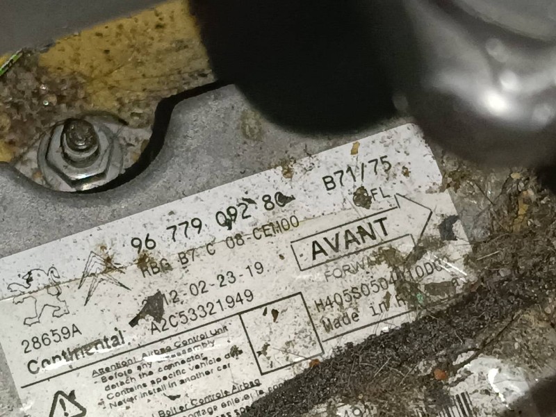 Recambio de kit airbag para citroën ds4 design referencia OEM IAM 9677909280  