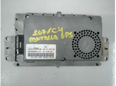 Recambio de pantalla multifuncion para citroën c4 berlina referencia OEM IAM 9656690480 2071C4 E3-B2-40-4 2