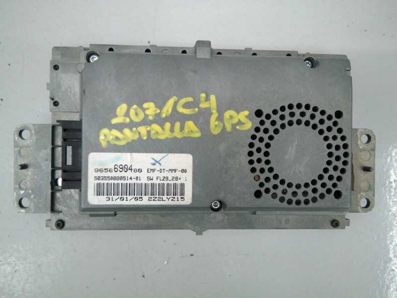 Recambio de pantalla multifuncion para citroën c4 berlina referencia OEM IAM 9656690480 2071C4 E3-B2-40-4