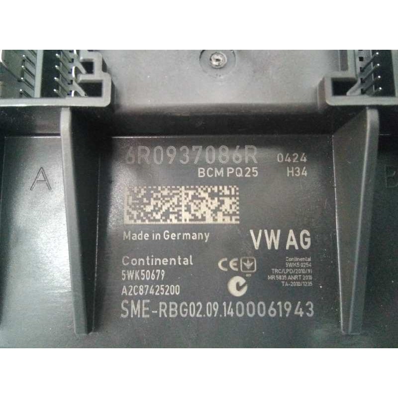 Recambio de modulo electronico para seat ibiza (6j5) referencia OEM IAM 6R0937086R 5WK50679 E2-A1-17-2