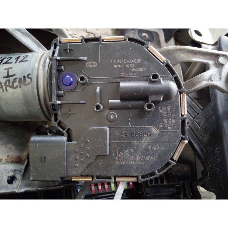 Recambio de motor limpia delantero para kia carens ( ) drive referencia OEM IAM 98110A4000  