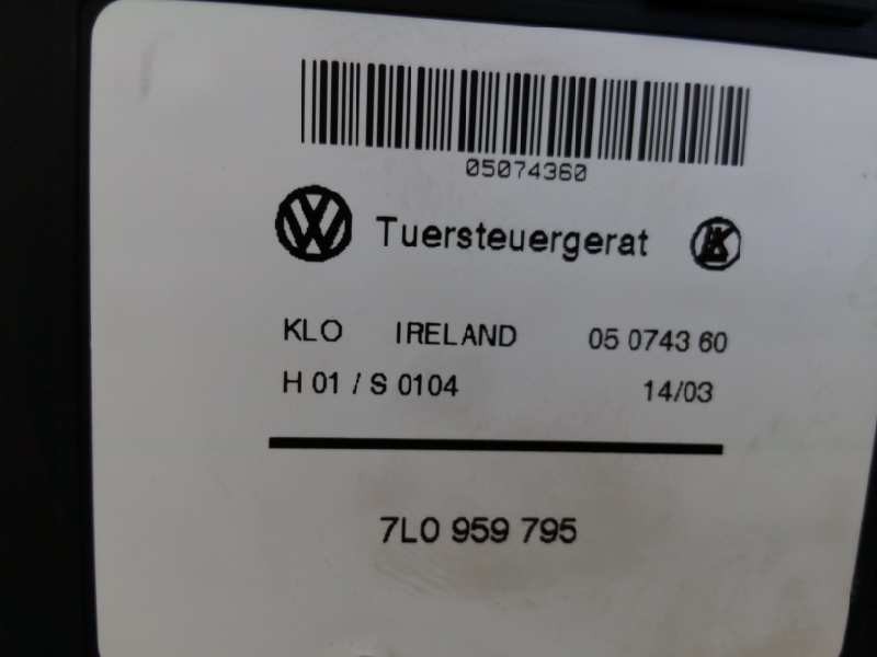 Recambio de motor elevalunas trasero izquierdo para porsche cayenne (typ 9pa) s referencia OEM IAM 7L0959795 7L0959703 E1-B6-55-
