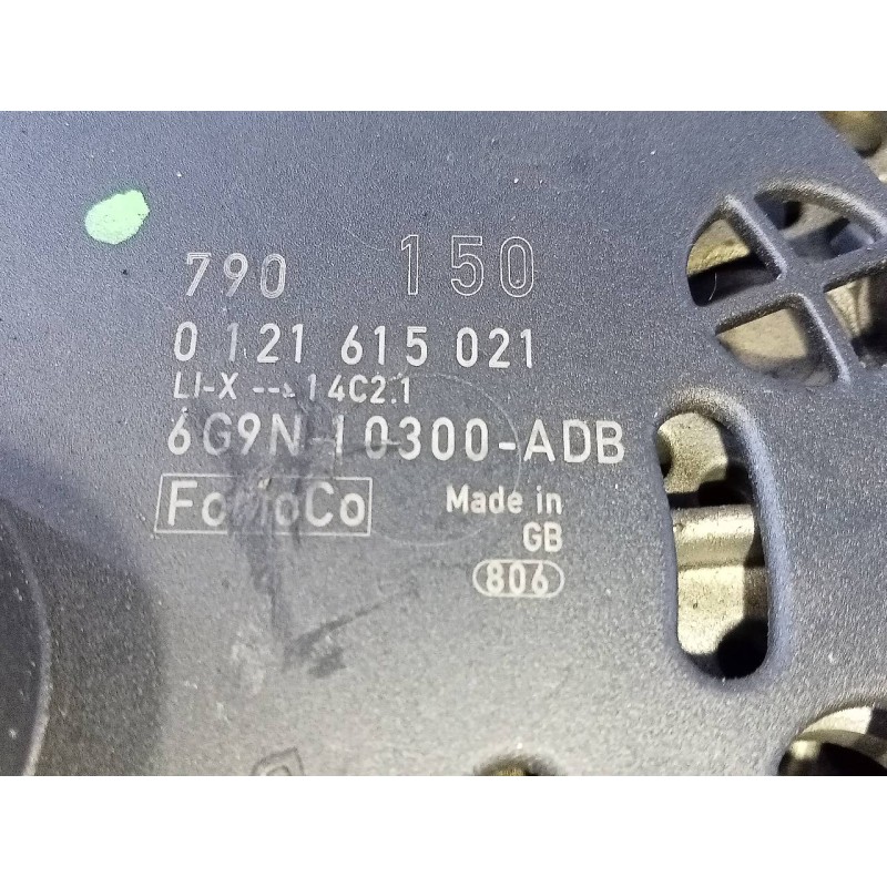 Recambio de alternador para land rover freelander (lr2) td4 e referencia OEM IAM 6G9N10300ADB 0121615021 P3-A4-12-5