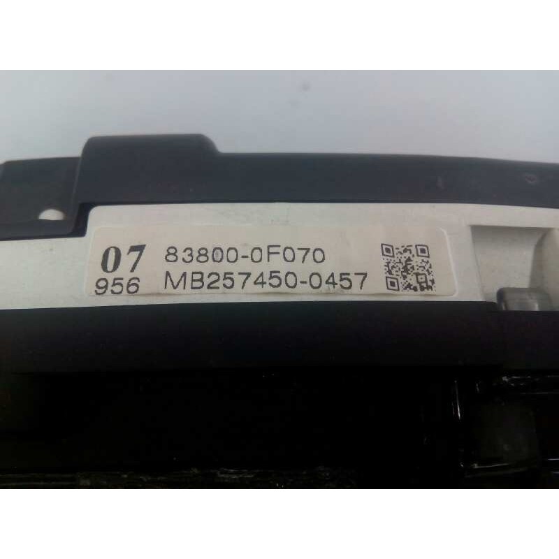 Recambio de cuadro instrumentos para toyota corolla (e15) premium referencia OEM IAM 838000F070  E2-B4-9-2