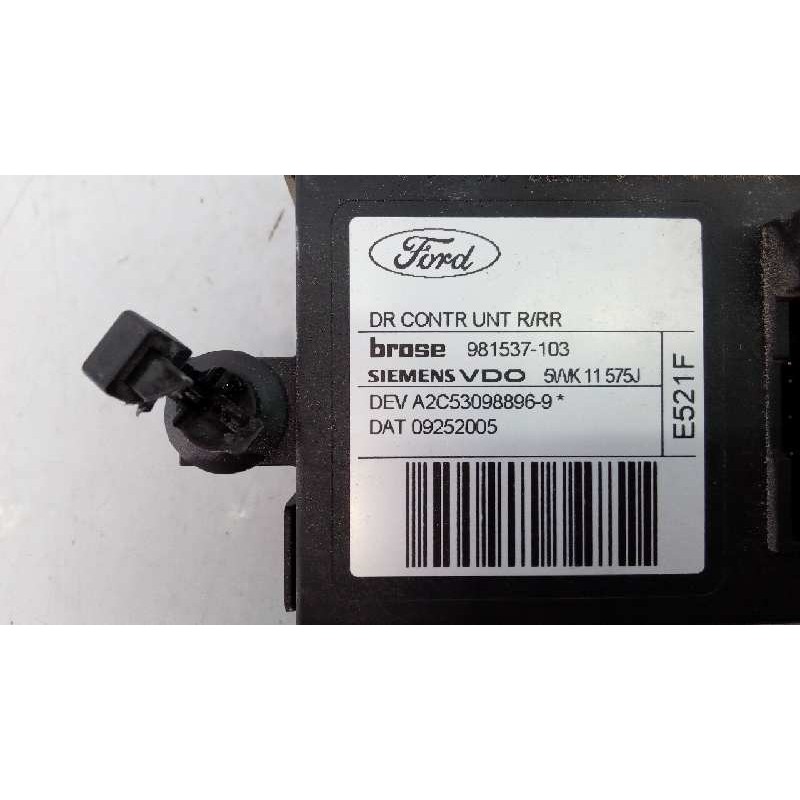 Recambio de motor elevalunas trasero derecho para ford focus c-max (cap) ghia (d) referencia OEM IAM A2C530988969 09252005 E2-B3