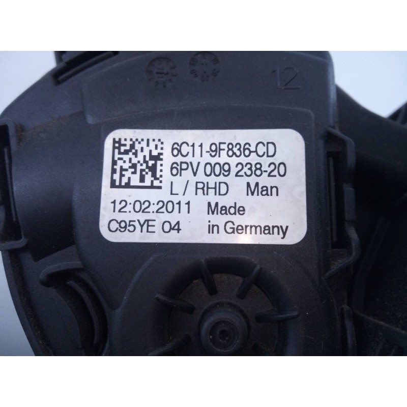 Recambio de pedal acelerador para ford transit caja cerrada ´06 ft 330 k (corto) lkw (camion) referencia OEM IAM 6C119F836CD 6PV