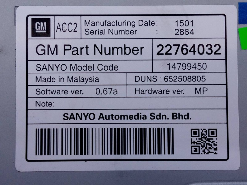 Recambio de sistema navegacion gps para opel insignia berlina edition referencia OEM IAM 761204260 227640032 E3-A5-30-3