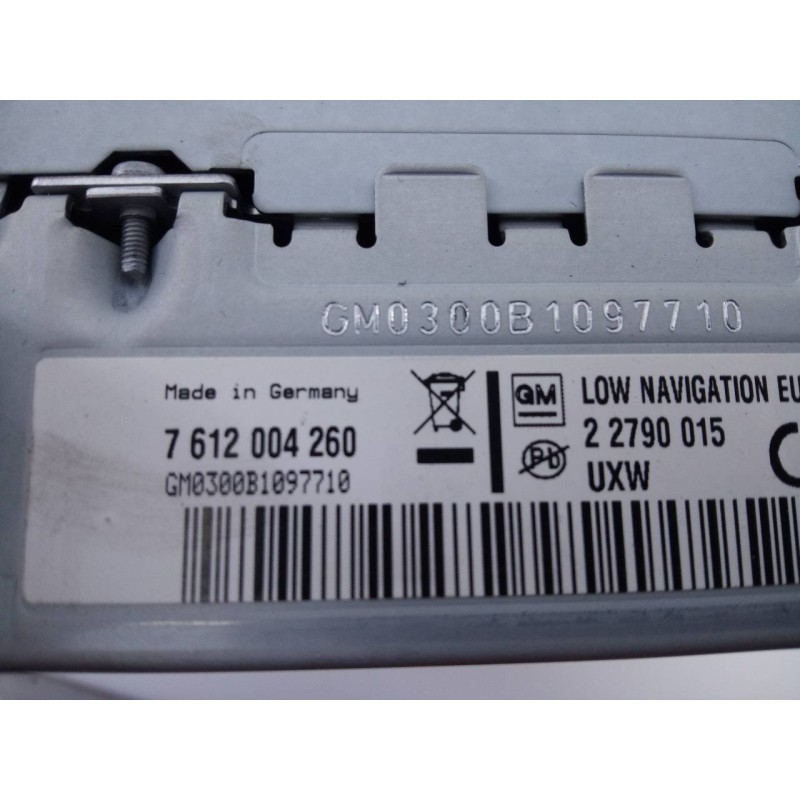 Recambio de sistema navegacion gps para opel insignia berlina edition referencia OEM IAM 761204260 227640032 E3-A5-30-3