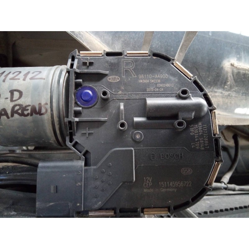 Recambio de motor limpia delantero para kia carens ( ) drive referencia OEM IAM 98110A4900  