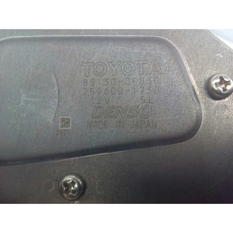 Recambio de motor limpia trasero para toyota corolla (e15) premium referencia OEM IAM 851300F030  E2-B4-5-1