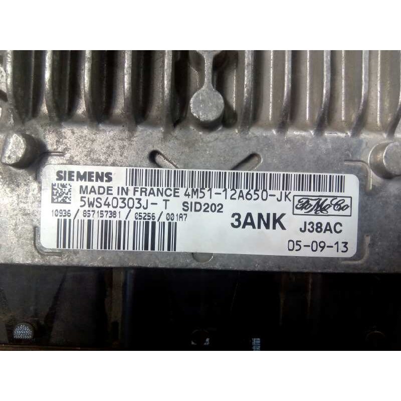 Recambio de centralita motor uce para ford focus c-max (cap) ghia (d) referencia OEM IAM 4M5112A650JK 5WS403003JT E3-B3-23-3