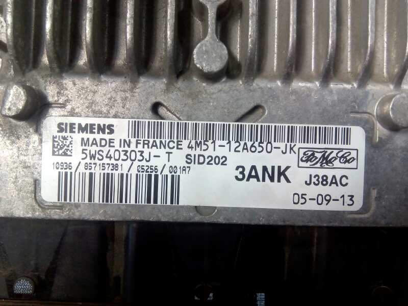 Recambio de centralita motor uce para ford focus c-max (cap) ghia (d) referencia OEM IAM 4M5112A650JK 5WS403003JT E3-B3-23-3