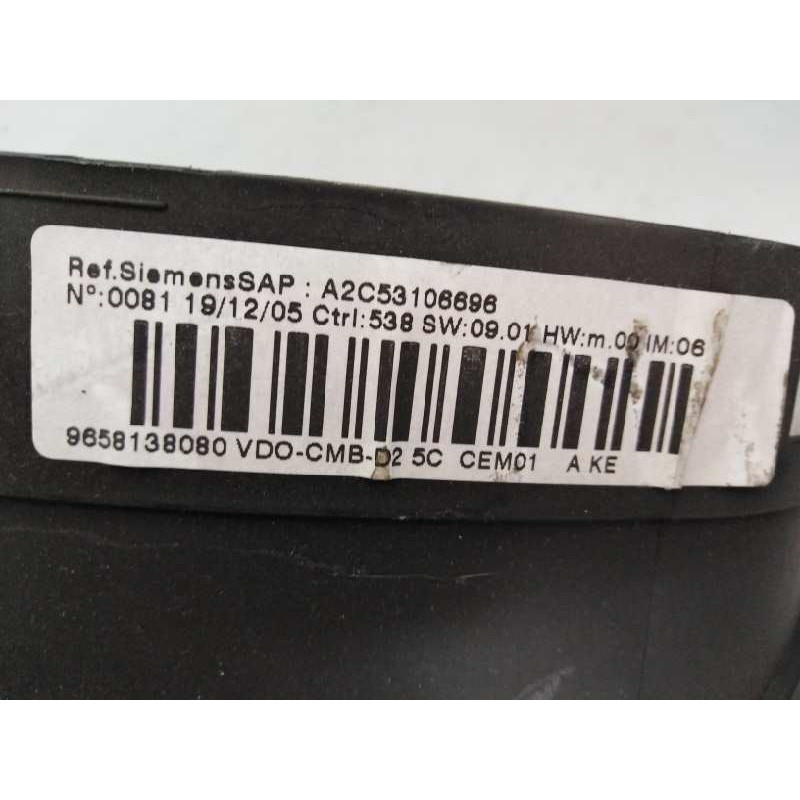 Recambio de cuadro instrumentos para peugeot 407 premium referencia OEM IAM 9658138080 A2C53010609 E3-B2-35-3