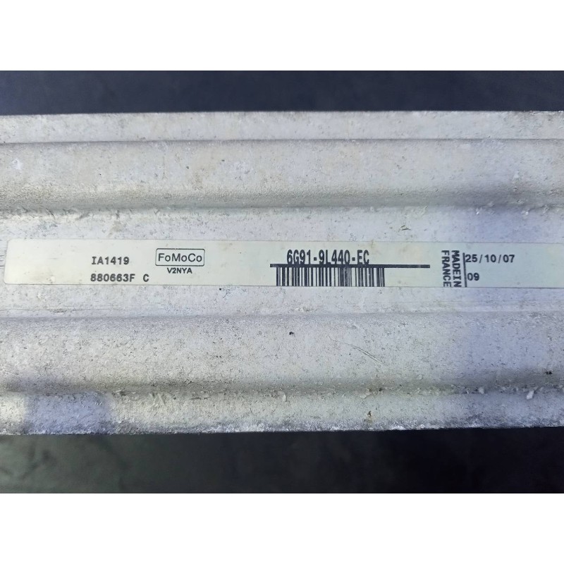 Recambio de intercooler para land rover freelander (lr2) td4 e referencia OEM IAM 6G919L440EC 880663FC P2-B10-7