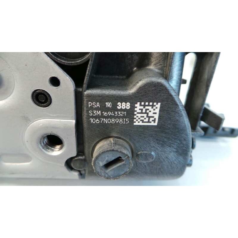 Recambio de cerradura puerta trasera derecha para citroën c4 cactus feel referencia OEM IAM S3M16943321  E1-A4-4-2
