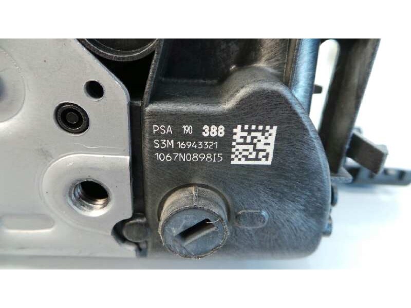 Recambio de cerradura puerta trasera derecha para citroën c4 cactus feel referencia OEM IAM S3M16943321  E1-A4-4-2