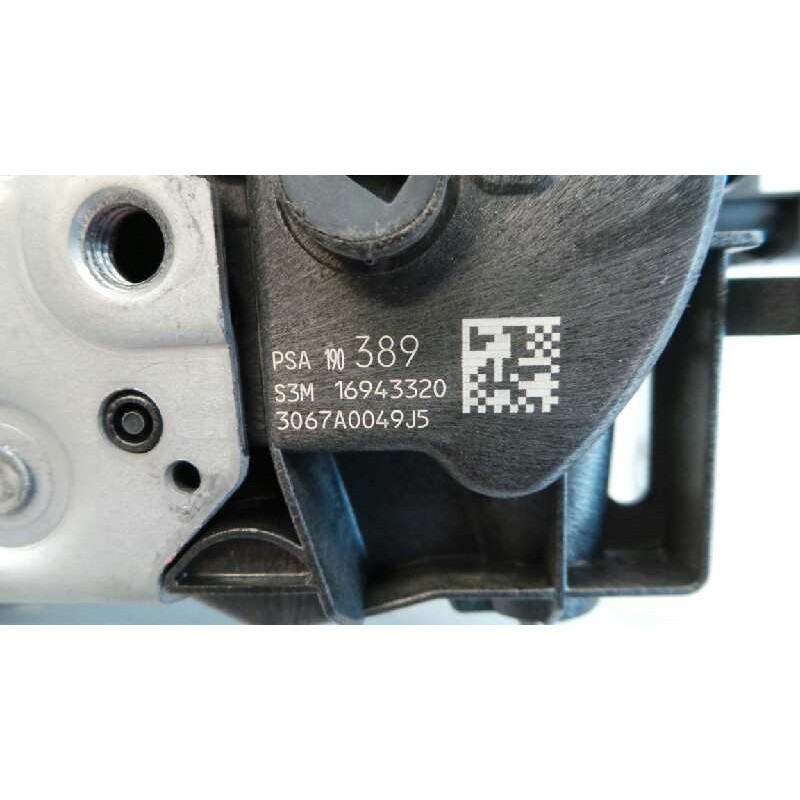 Recambio de cerradura puerta trasera izquierda para citroën c4 cactus feel referencia OEM IAM S3M16943320  E1-A4-4-2
