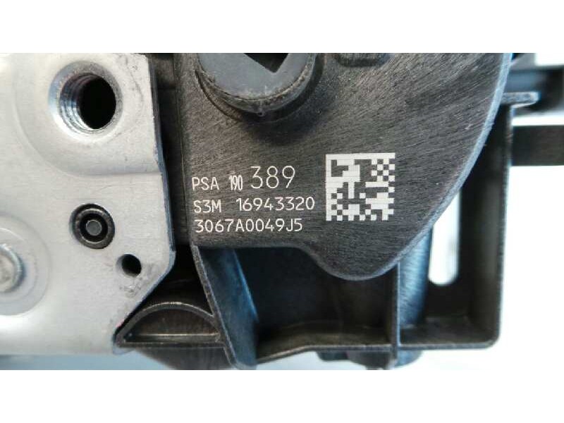 Recambio de cerradura puerta trasera izquierda para citroën c4 cactus feel referencia OEM IAM S3M16943320  E1-A4-4-2