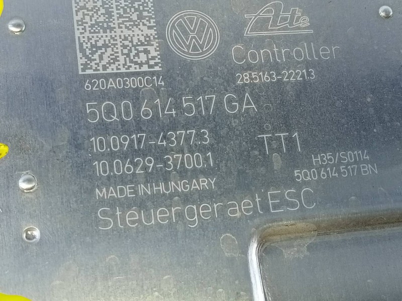 Recambio de abs para volkswagen tiguan advance bmt referencia OEM IAM 5Q0614517GA  P3-B8-29-1