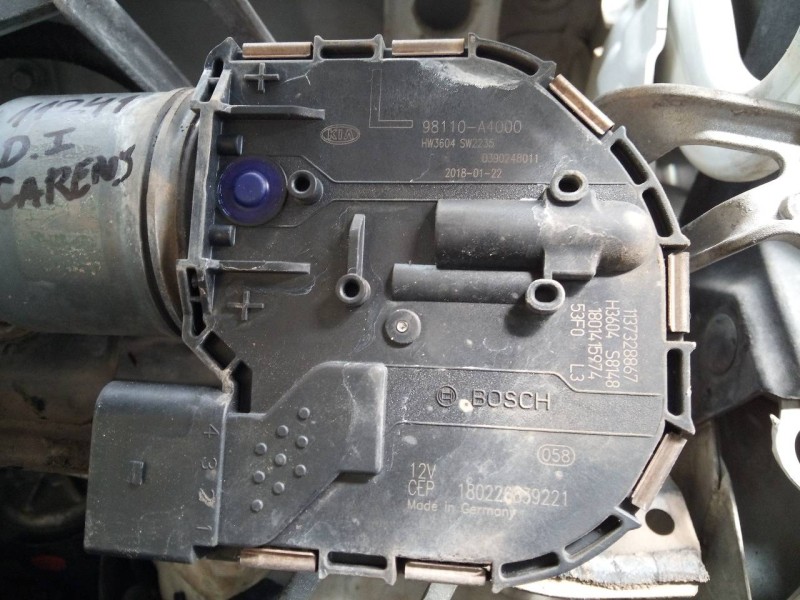 Recambio de motor limpia delantero para kia carens ( ) drive referencia OEM IAM 98110A4000  